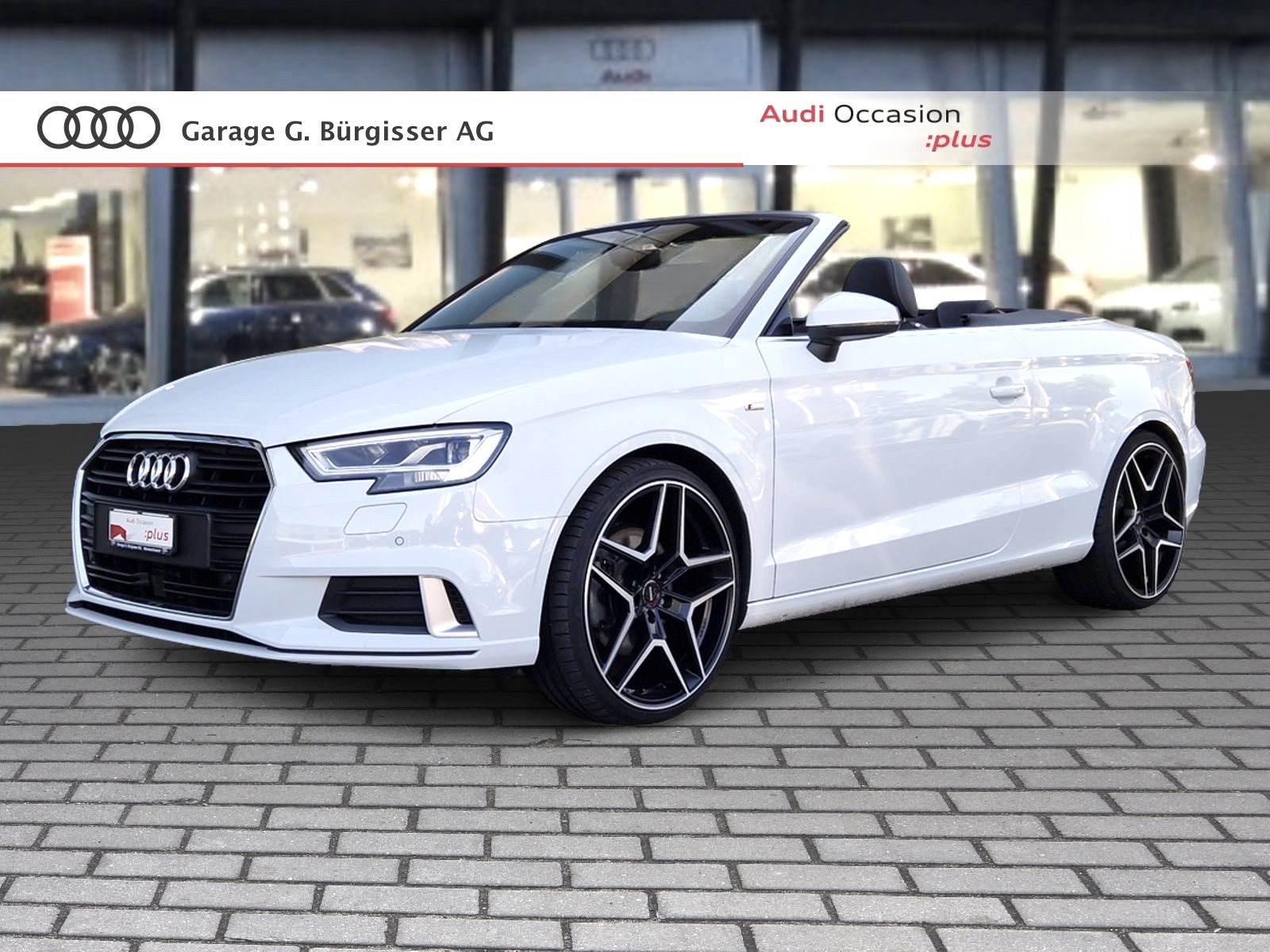 AUDI A3 Cabriolet 2.0 TFSI Sport S-tronic Gletscherweiss Metallic