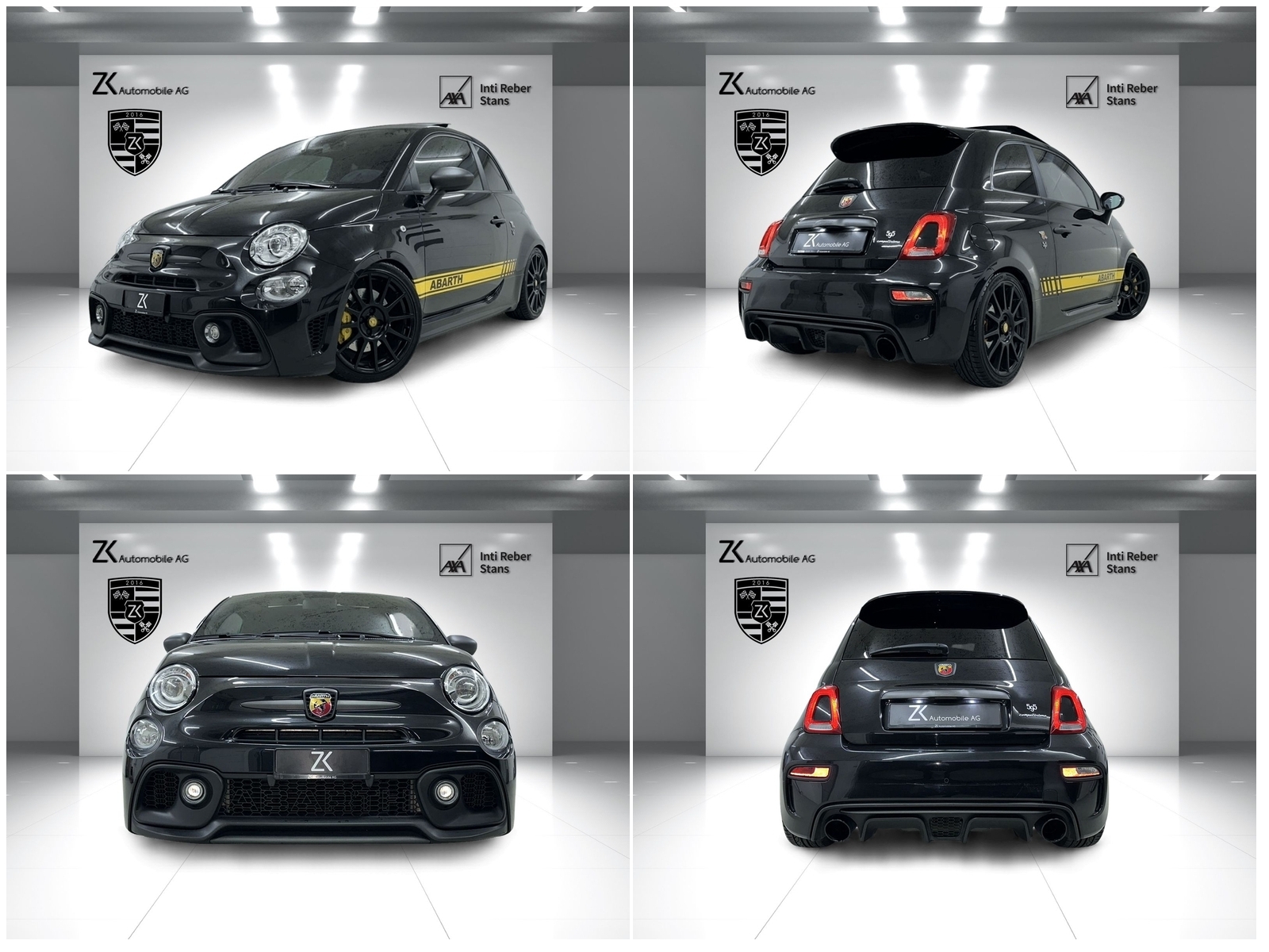 FIAT 595 1.4 16V Turbo Abarth akrapovic Comp 110° Anniv. Duologic