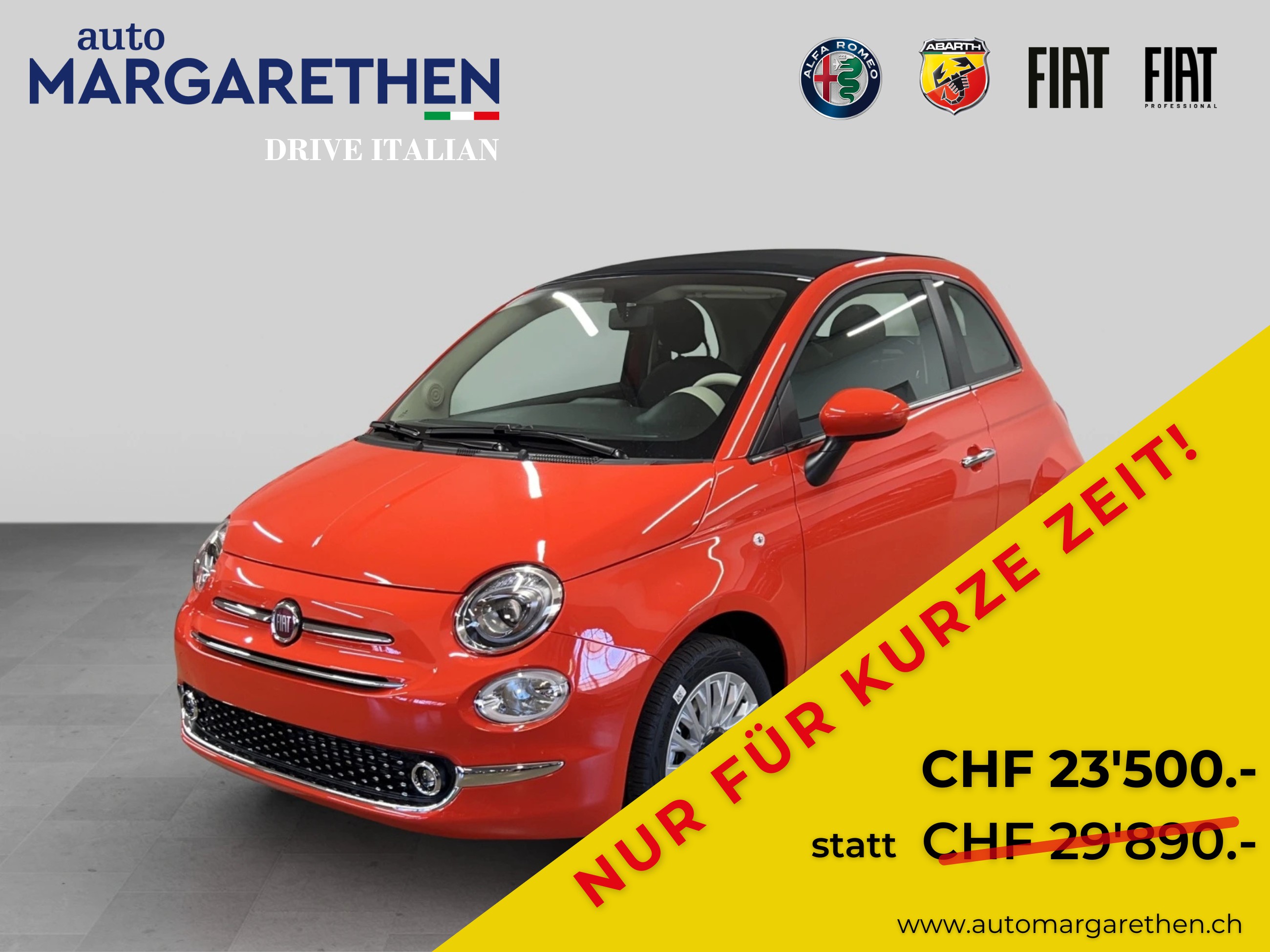 FIAT 500C 1.0 N3 MHD Lounge