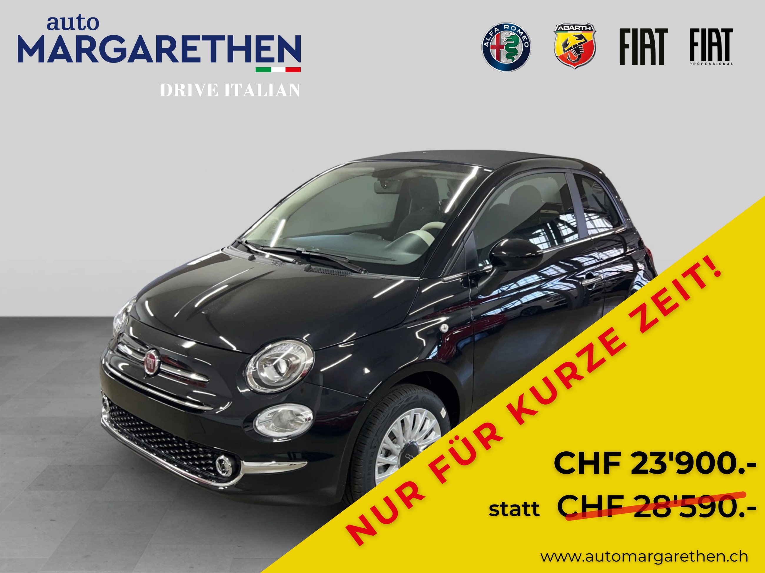 FIAT 500C 1.0 N3 MHD Lounge