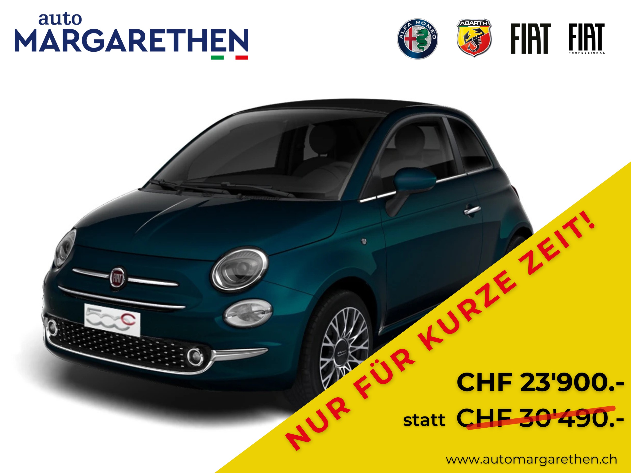 FIAT 500C 1.0 N3 MHD Lounge