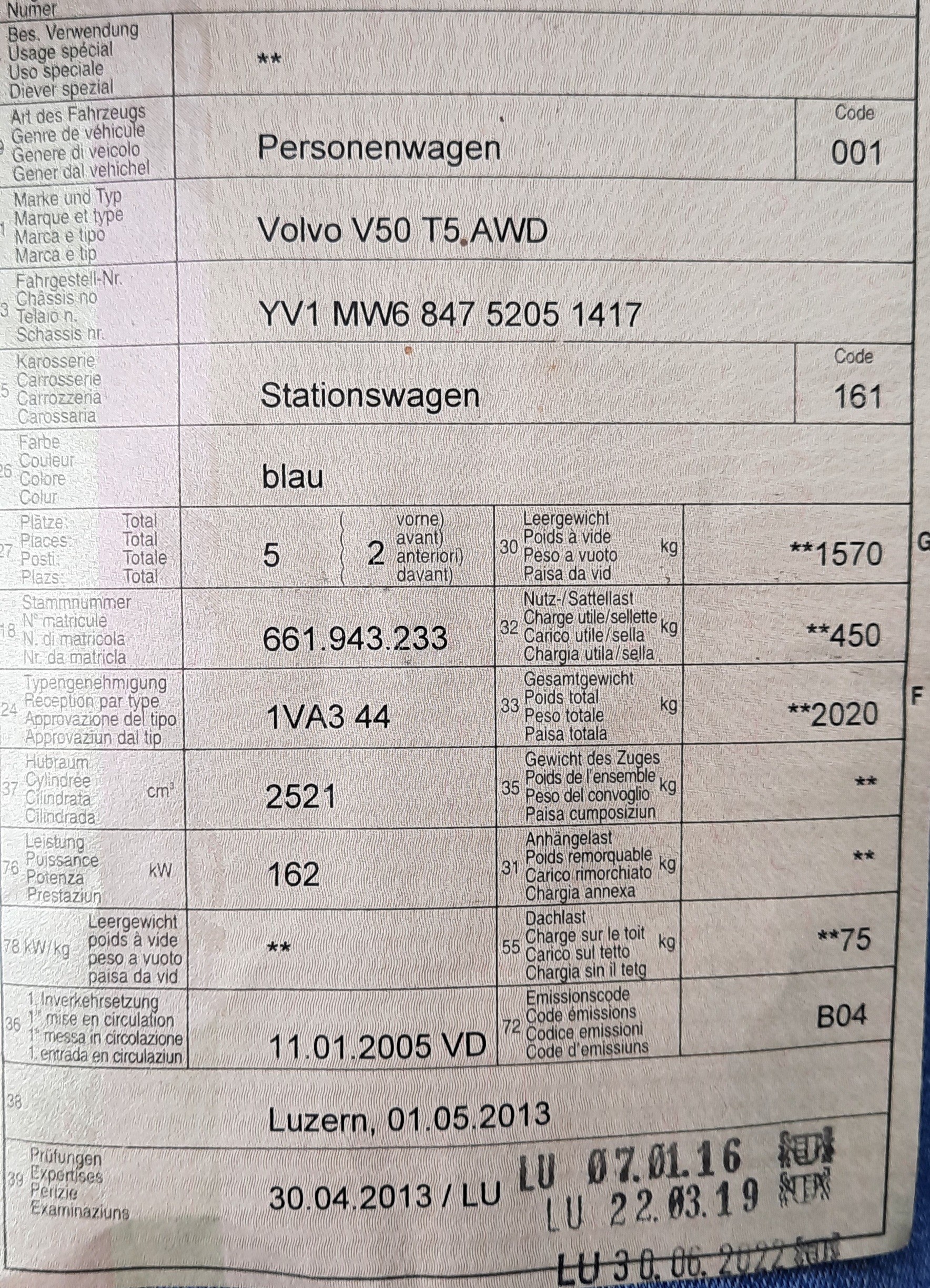 VOLVO V50 T5 AWD Momentum