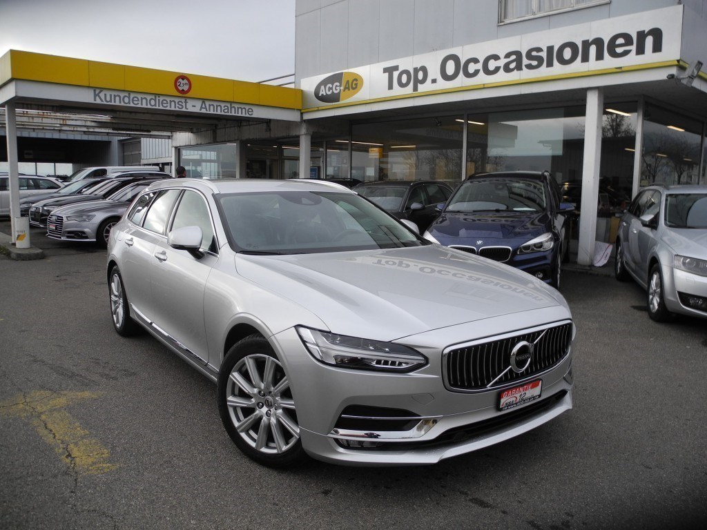 VOLVO V90 D4 AWD Inscription Geartronic ** Voll-Leder Ausstattung ** Gr-Navi mit RF-Kamera ** Frisch MFK *