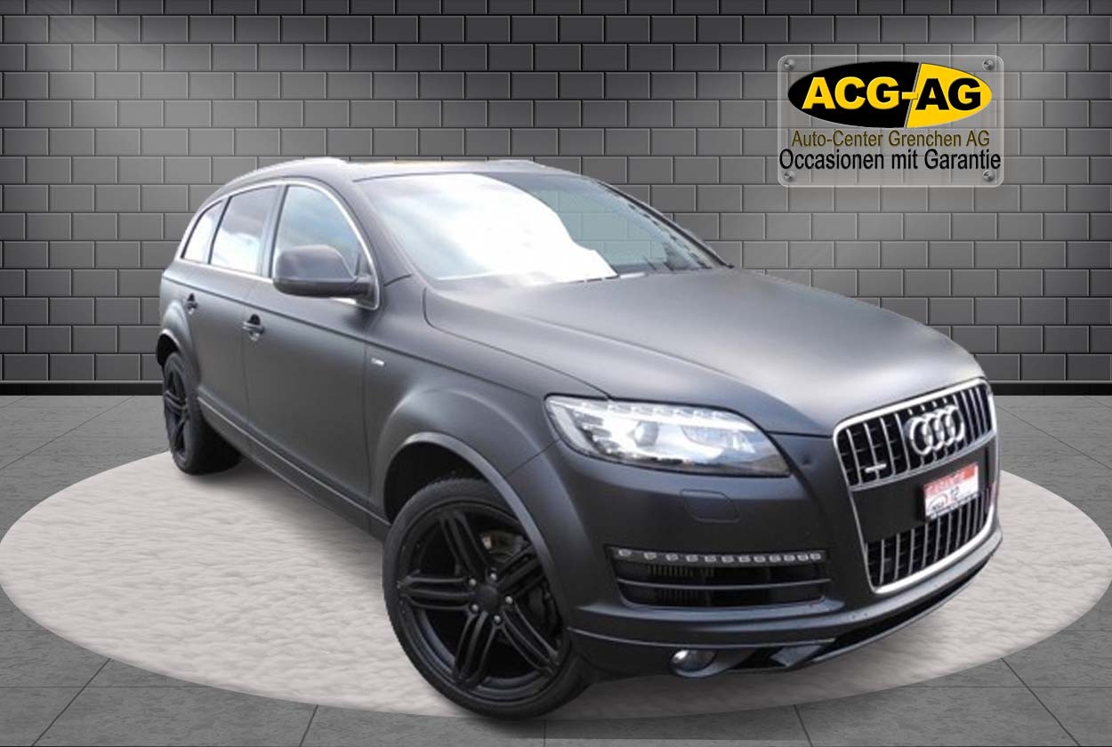 AUDI Q7 3.0 TDI addBlue quattro tiptronic ** 7 Plätzer ** S-Line ** PR-Glasdach ** Frisch ab MFK **