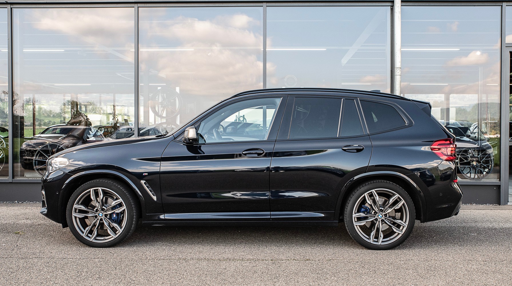 BMW X3 M40d Individual Steptronic AHG 2.4T noir carbone métallisée