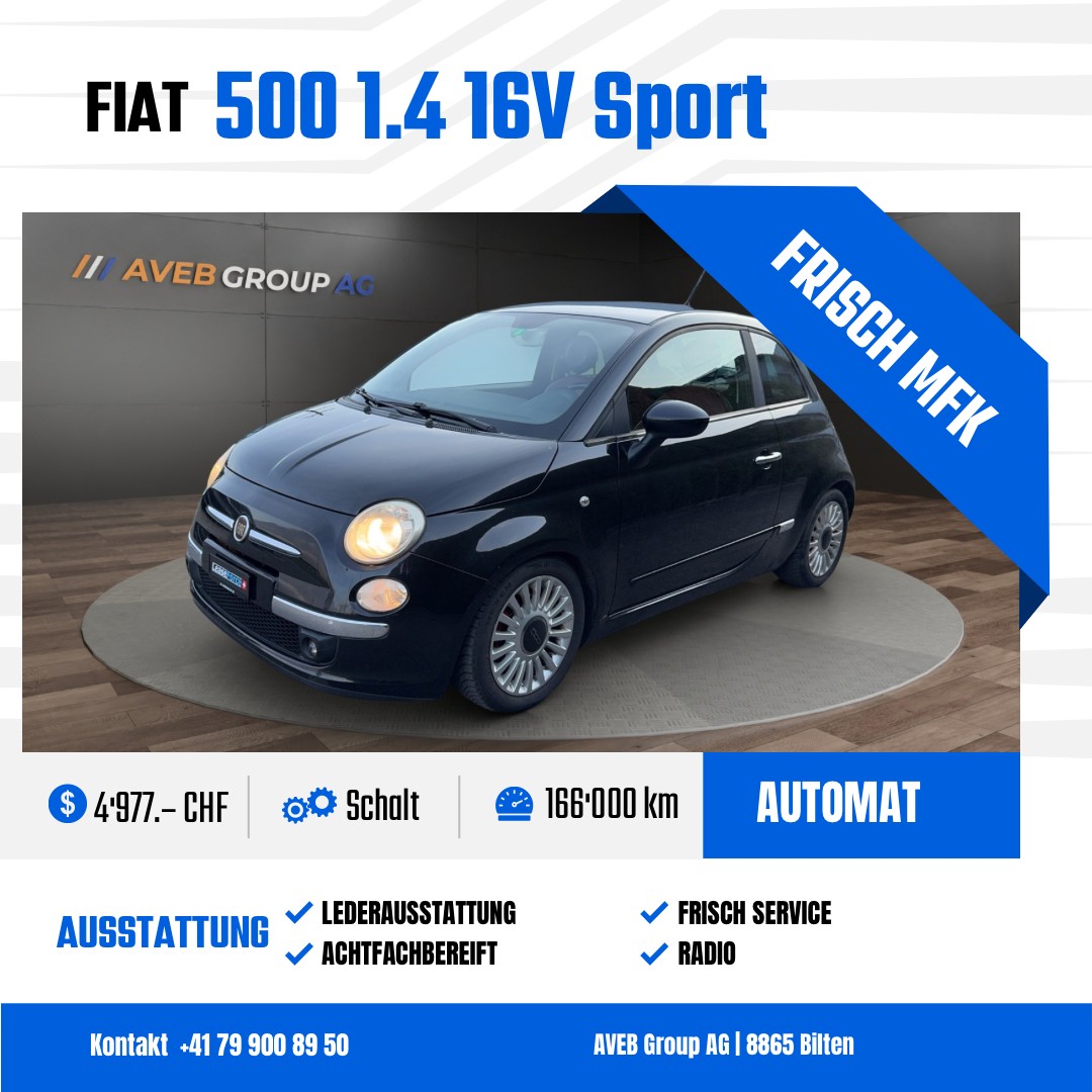 FIAT 500 1.4 16V Sport