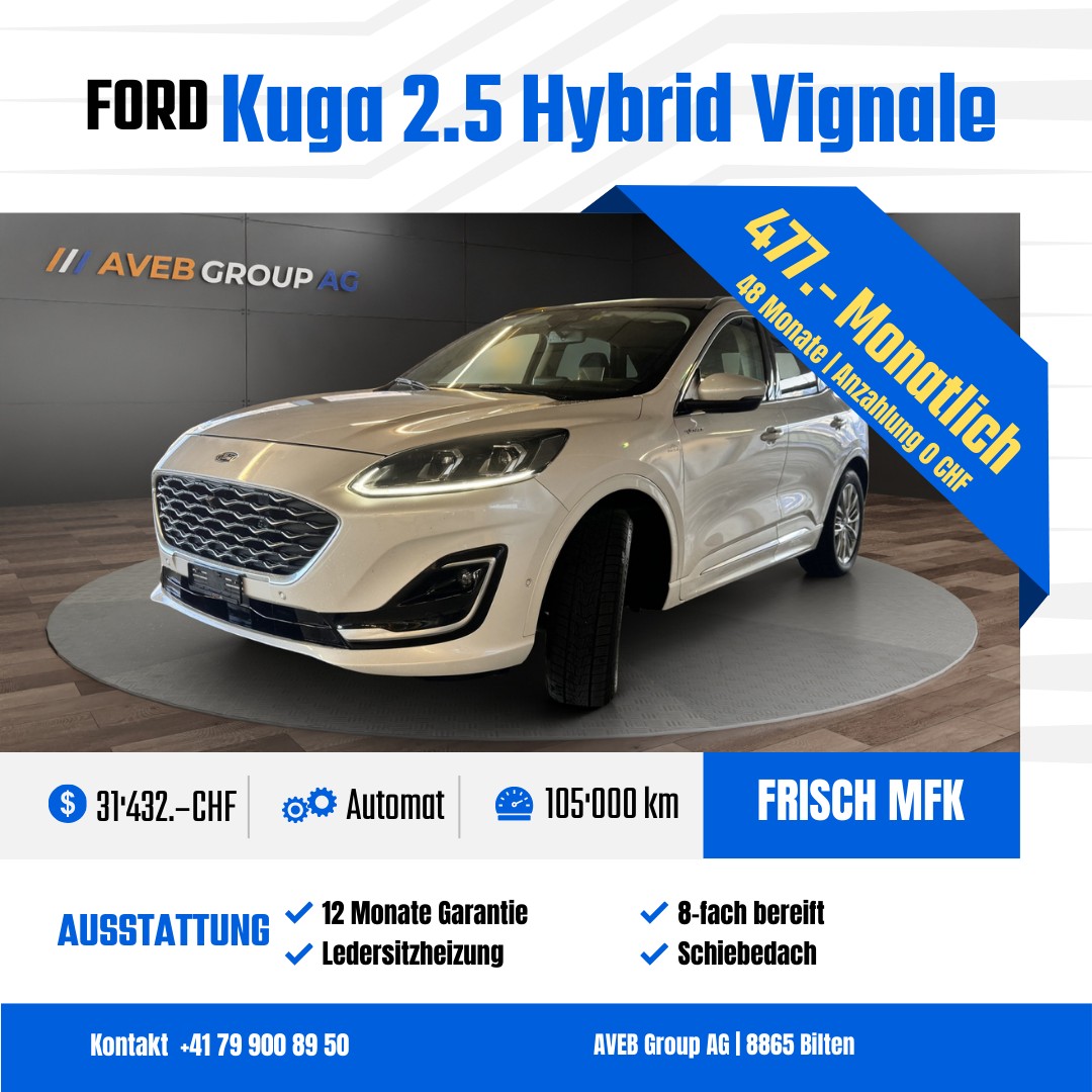 FORD Kuga 2.5 Hybrid Vignale 4x4