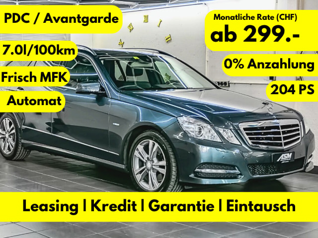 MERCEDES-BENZ E 250 CGI BlueEfficiency Avantgarde 7G-Tronic