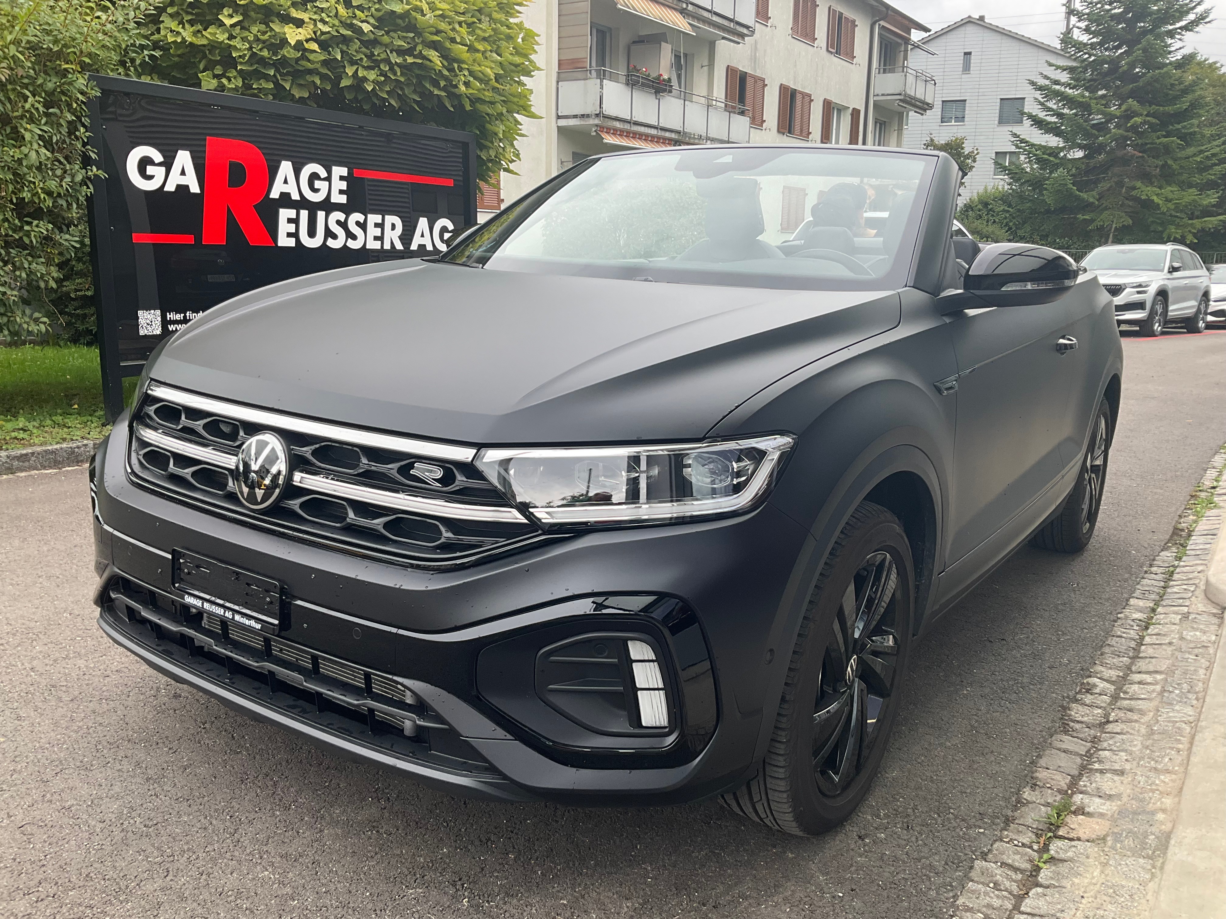 VW T-ROC CABRIOLET 1.5 TSI R-LINE DSG *** UNIKAT IN DEEP BLACK MATT - ONE OF 999 ***