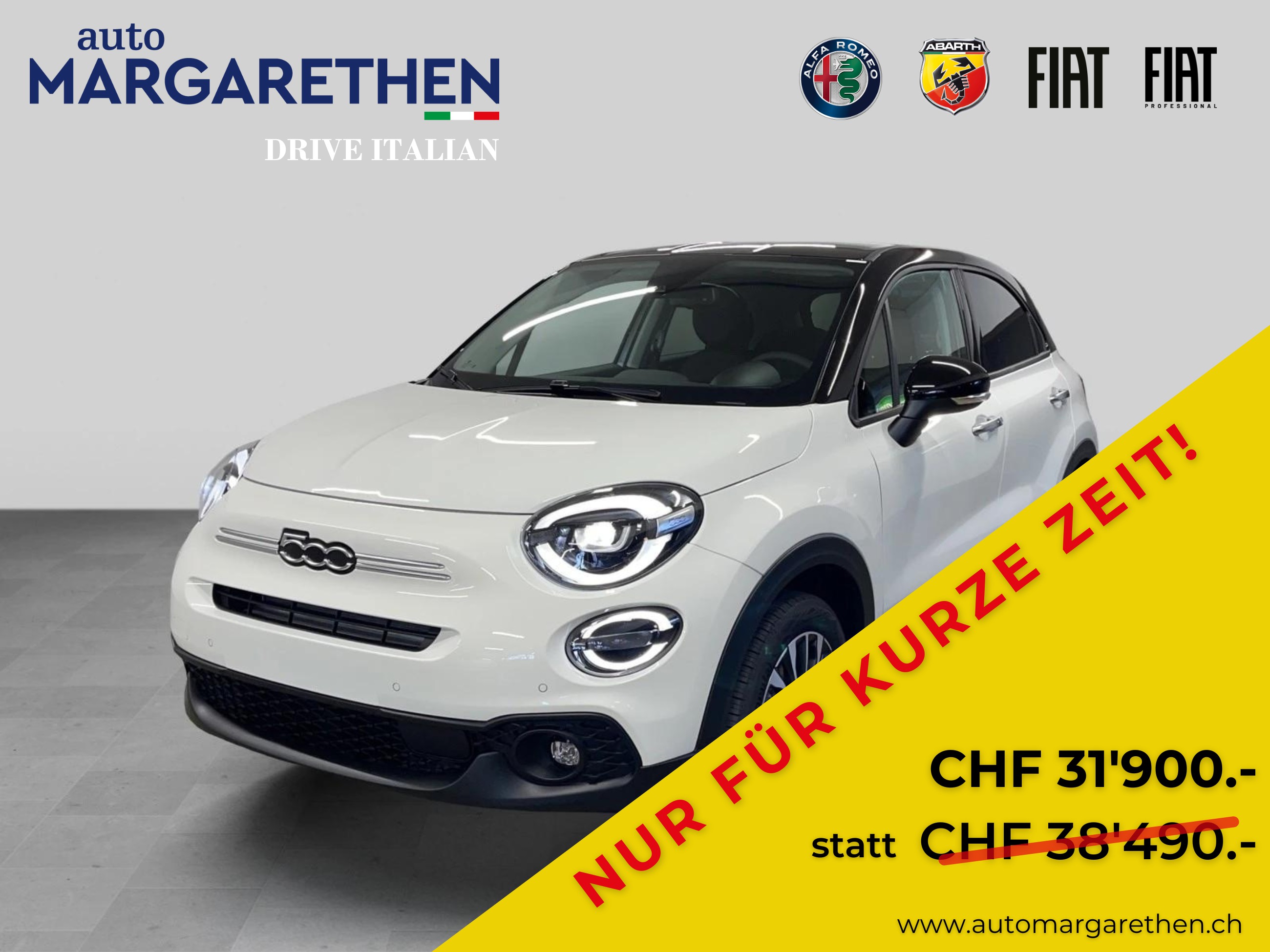 FIAT 500X 1.5 Hybrid Swiss Edition