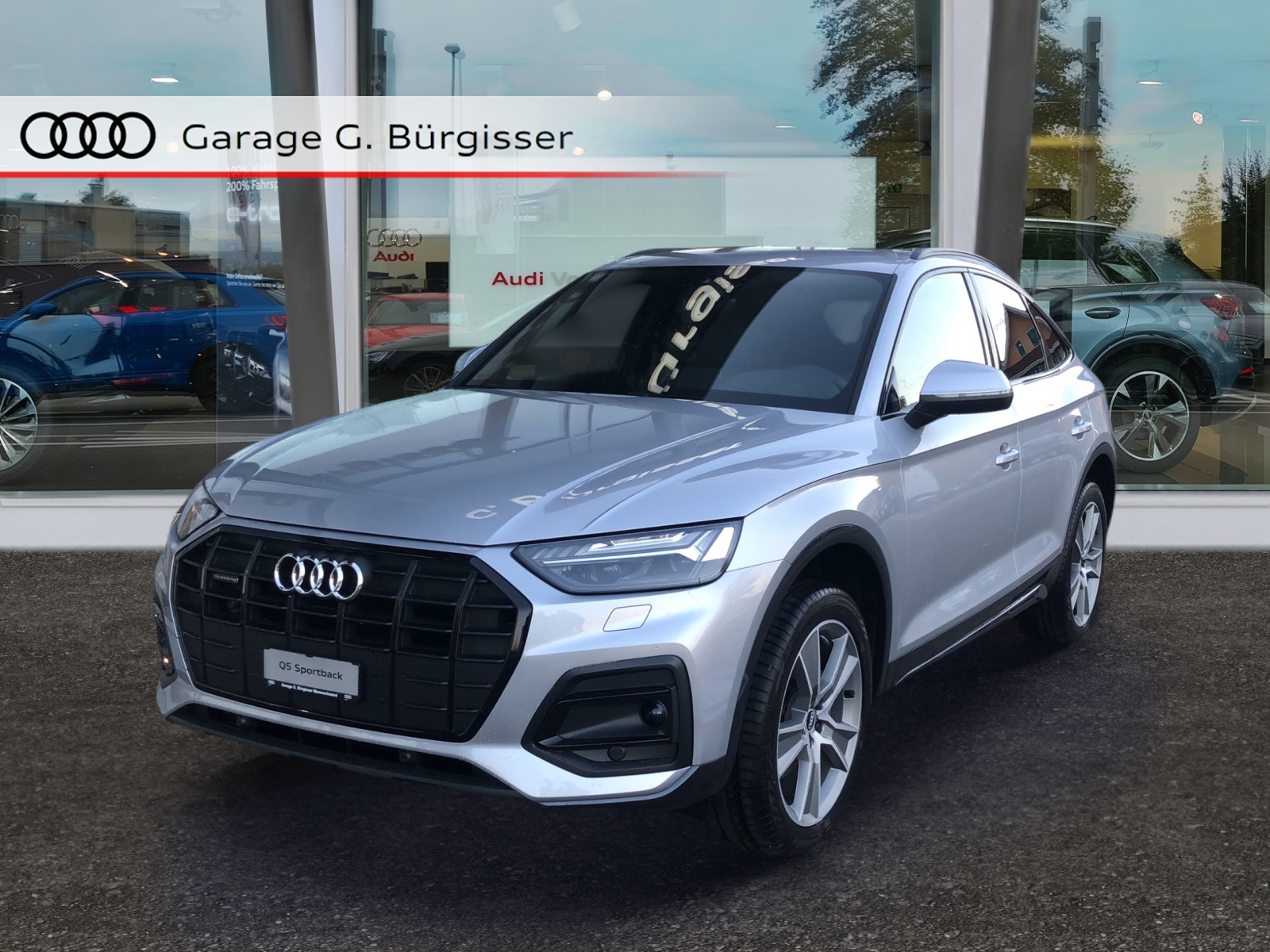 AUDI Q5 Sportback 40 TDI advanced quattro Florettsilber Metallic