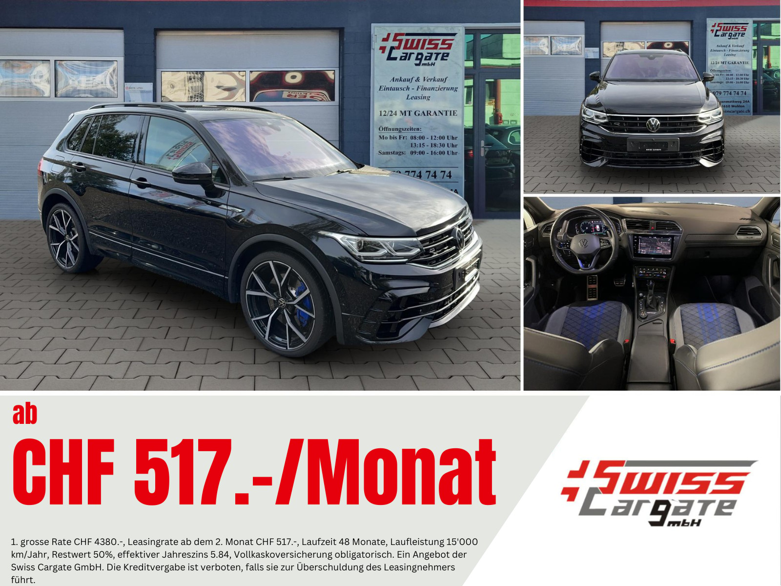 VW Tiguan 2.0TSI R 4Motion DSG Black Style mit AHK & Akrapovic + Panoramadach