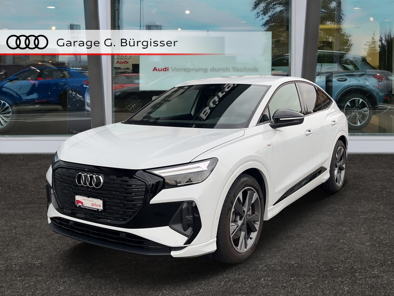 AUDI Q4 Sportback e-tron 50 quattro Gletscherweiss Metallic