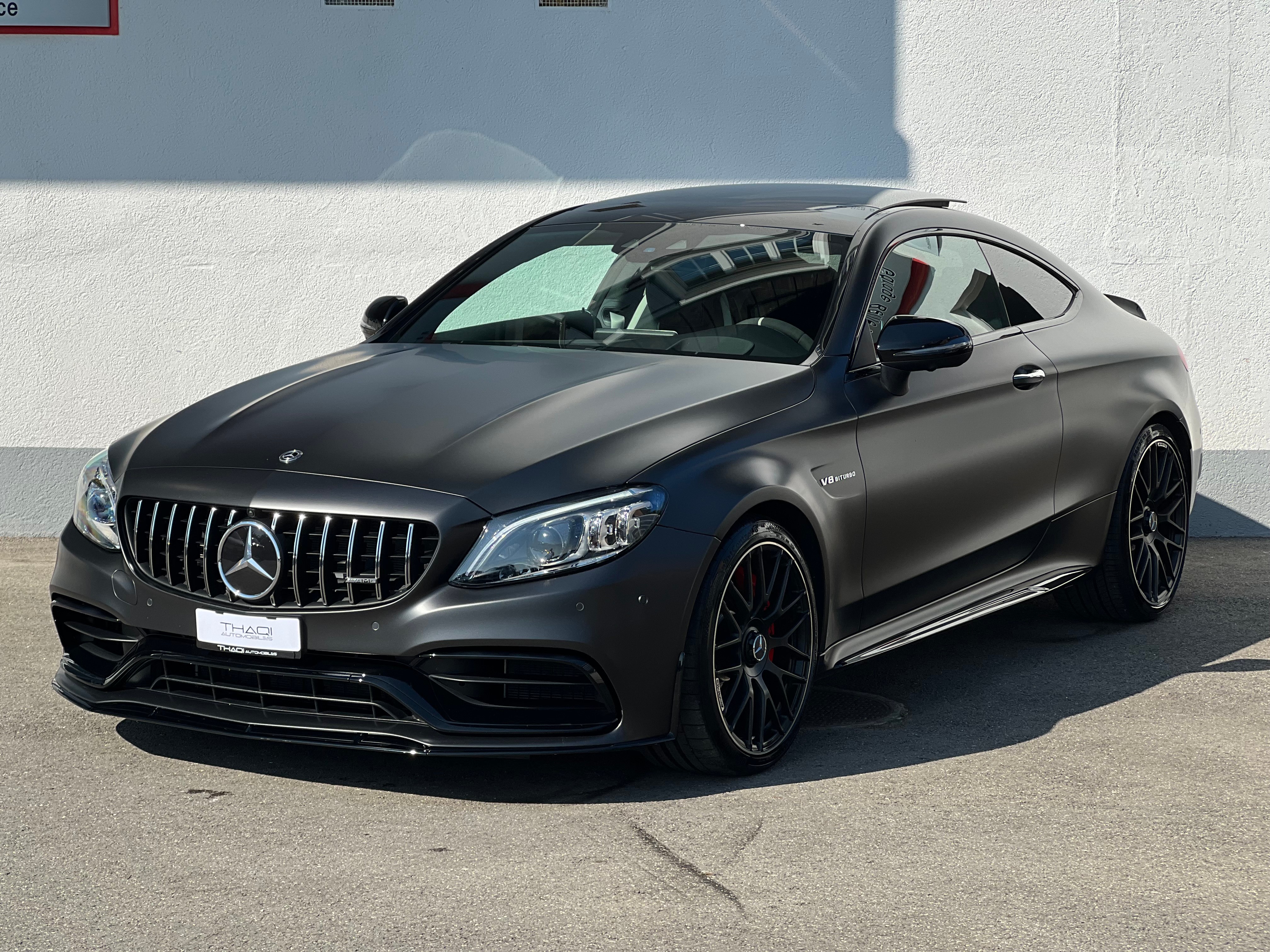 MERCEDES-BENZ C 63 S AMG 9G-tronic / BLACK MATT ORIGINAL COLOR / CH-AUTO / MERCEDES GARANTIE