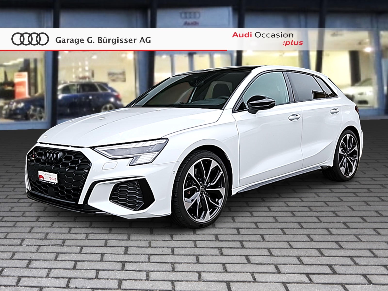 AUDI S3 Sportback 2.0 TFSI quattro Gletscherweiss Metallic