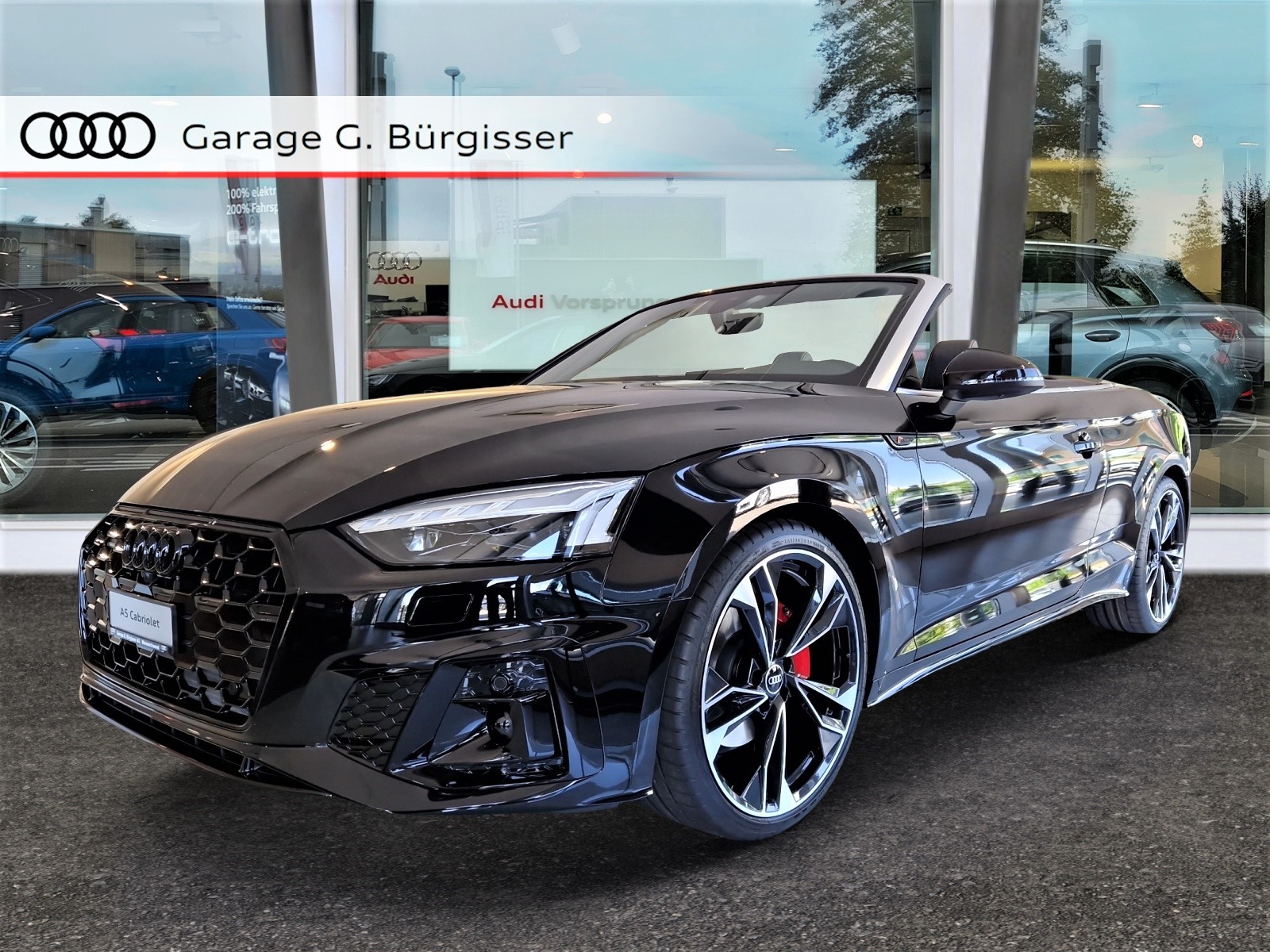 AUDI A5 Cabriolet 40 TFSI S-Line Attraction S-tronic quattro Mythosschwarz Metallic