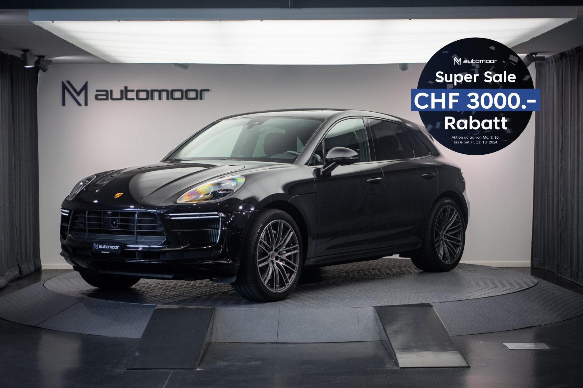 PORSCHE MACAN Turbo PDK *Panorama* *Sport Chrono* *CH-Fahrzeug*