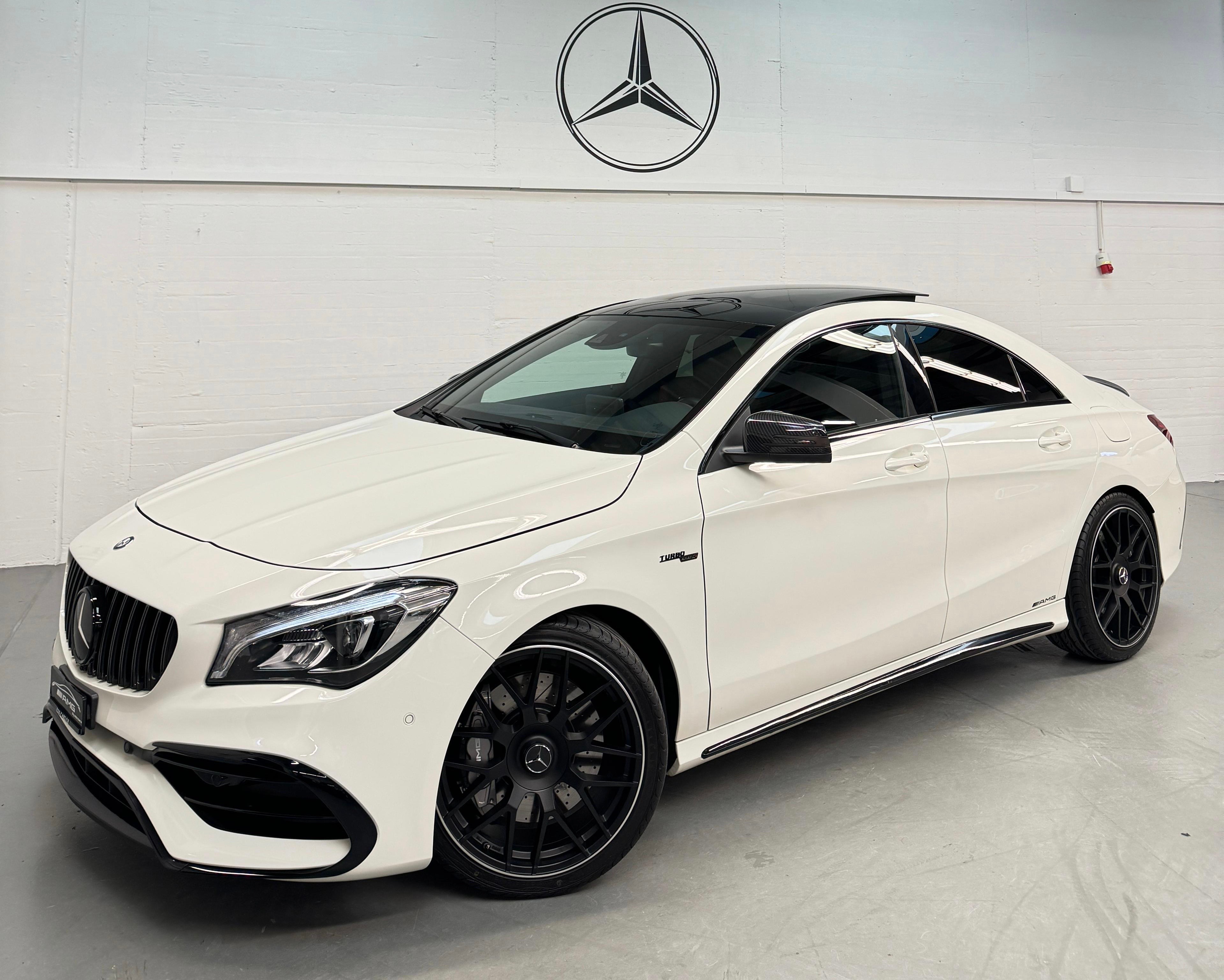 MERCEDES-BENZ CLA 45 AMG 4Matic Speedshift Limited White Black Performance 430PS