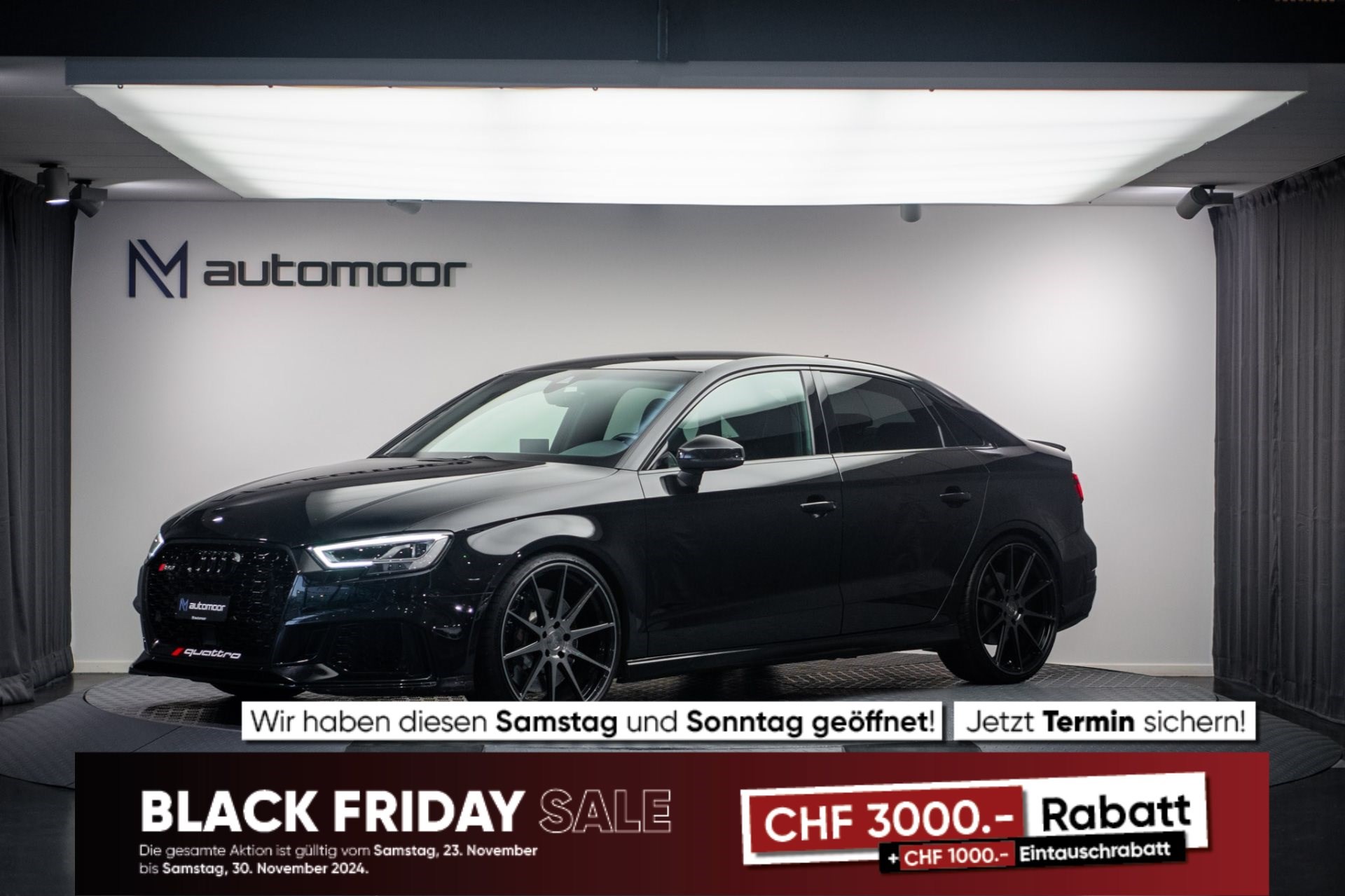 AUDI RS3 Limousine 2.5 TFSI quattro *ohne OPF* Magnetic Ride* *CH-Fahrzeug*