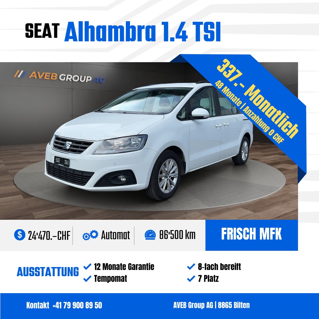 SEAT Alhambra 1.4 TSI DSG