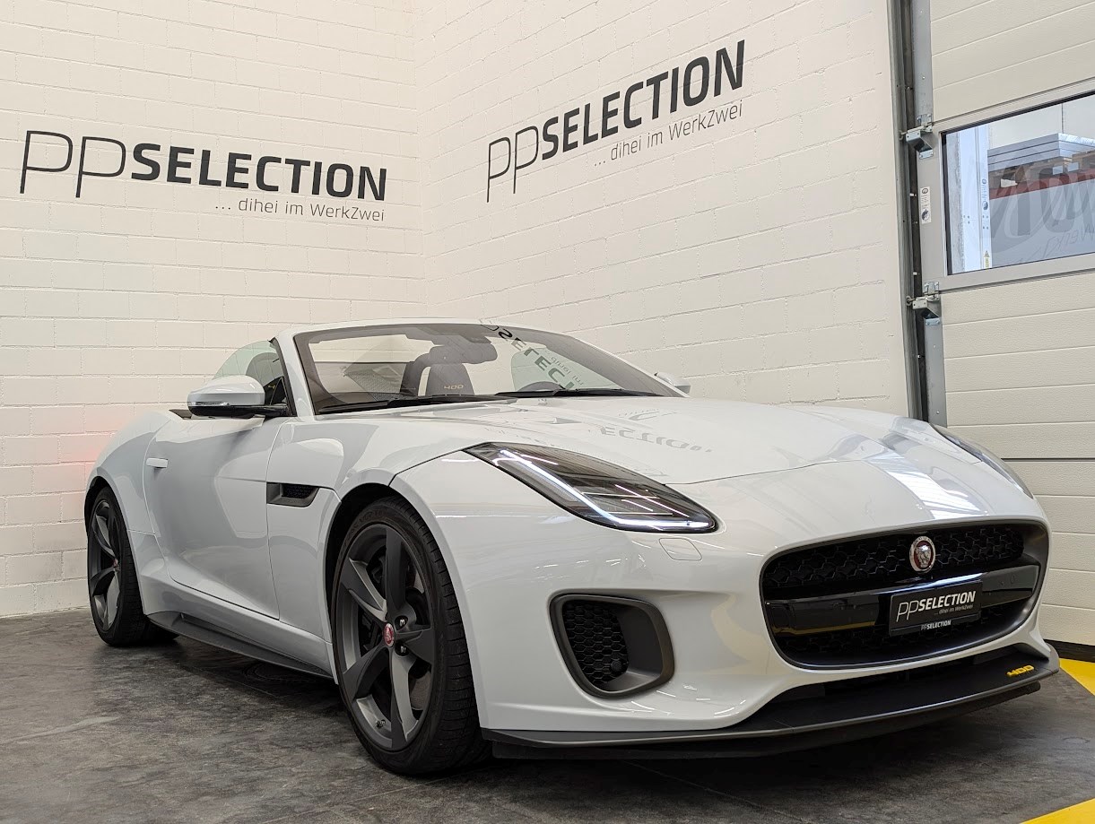 JAGUAR F-Type Convertible 3.0 V6 P400 Sport AWD *FACELIFT RARITÄT SITZKLIMA KAMERA SPORT-AGA PERF. SITZE*