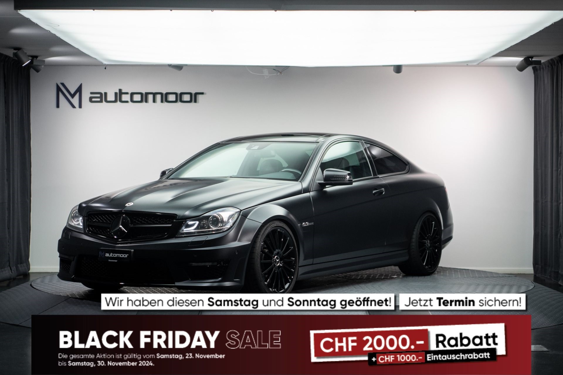 MERCEDES-BENZ C 63 AMG Coupé Speedshift MCT *Edition 1* *Capristo* *KW V3* *Performance*