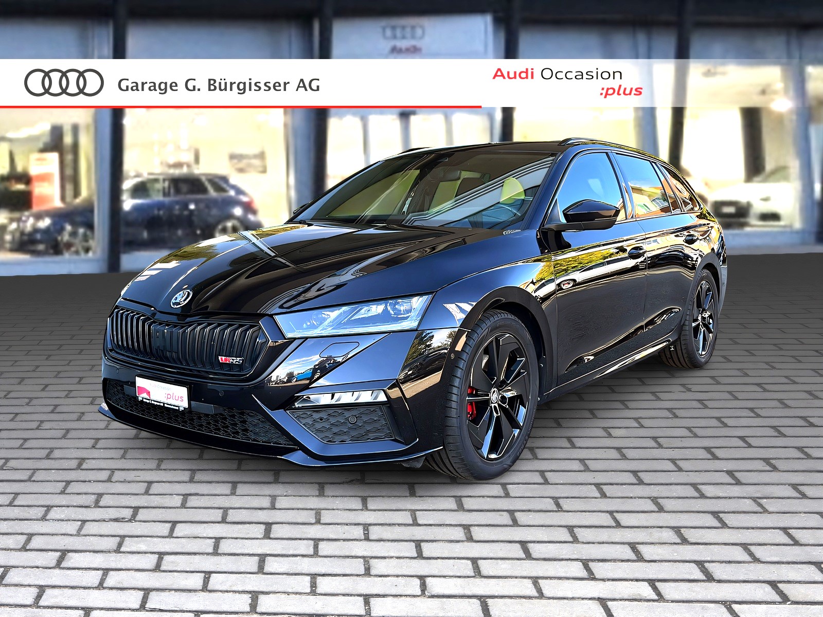 SKODA Octavia Combi 2.0 TDI DSG RS 4x4 Magic Schwarz Perleffekt