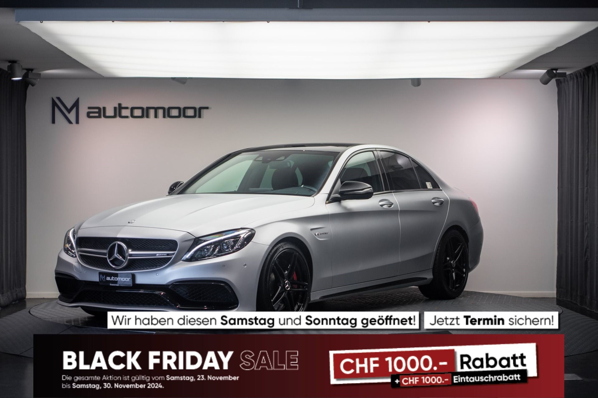 MERCEDES-BENZ C 63 AMG C 63s AMG Speedshift *ohne OPF* *Burmester* *Performance Abgasanlage* *CH-Fahrzeug*