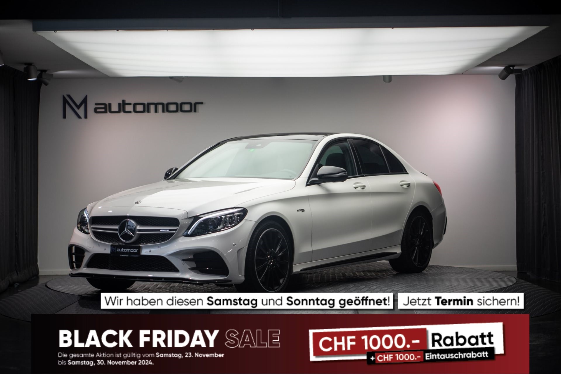 MERCEDES-BENZ C 43 AMG 4Matic *Burmester* *Panorama* *Assistenzpaket*