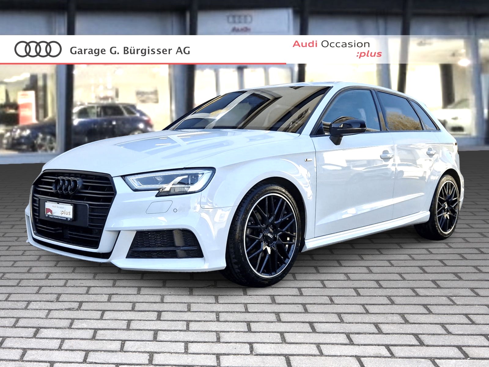 AUDI A3 Sportback 35 TFSI Sport S Line Black Edition Gletscherweiss Metallic