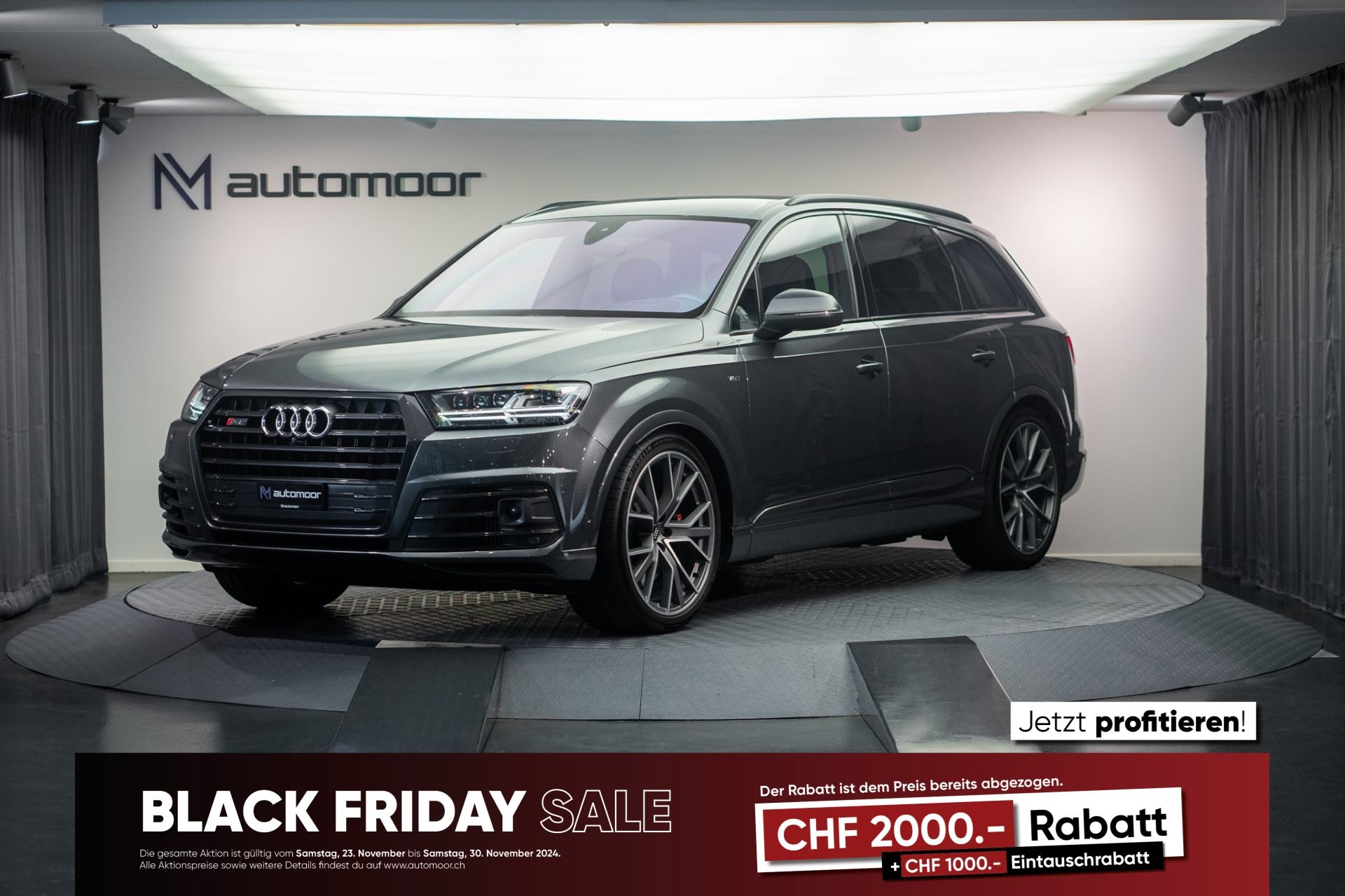 AUDI SQ7 4.0 TDI quattro tiptronic *CH-Fahrzeug* *AHK* *Hinterachslenkung*