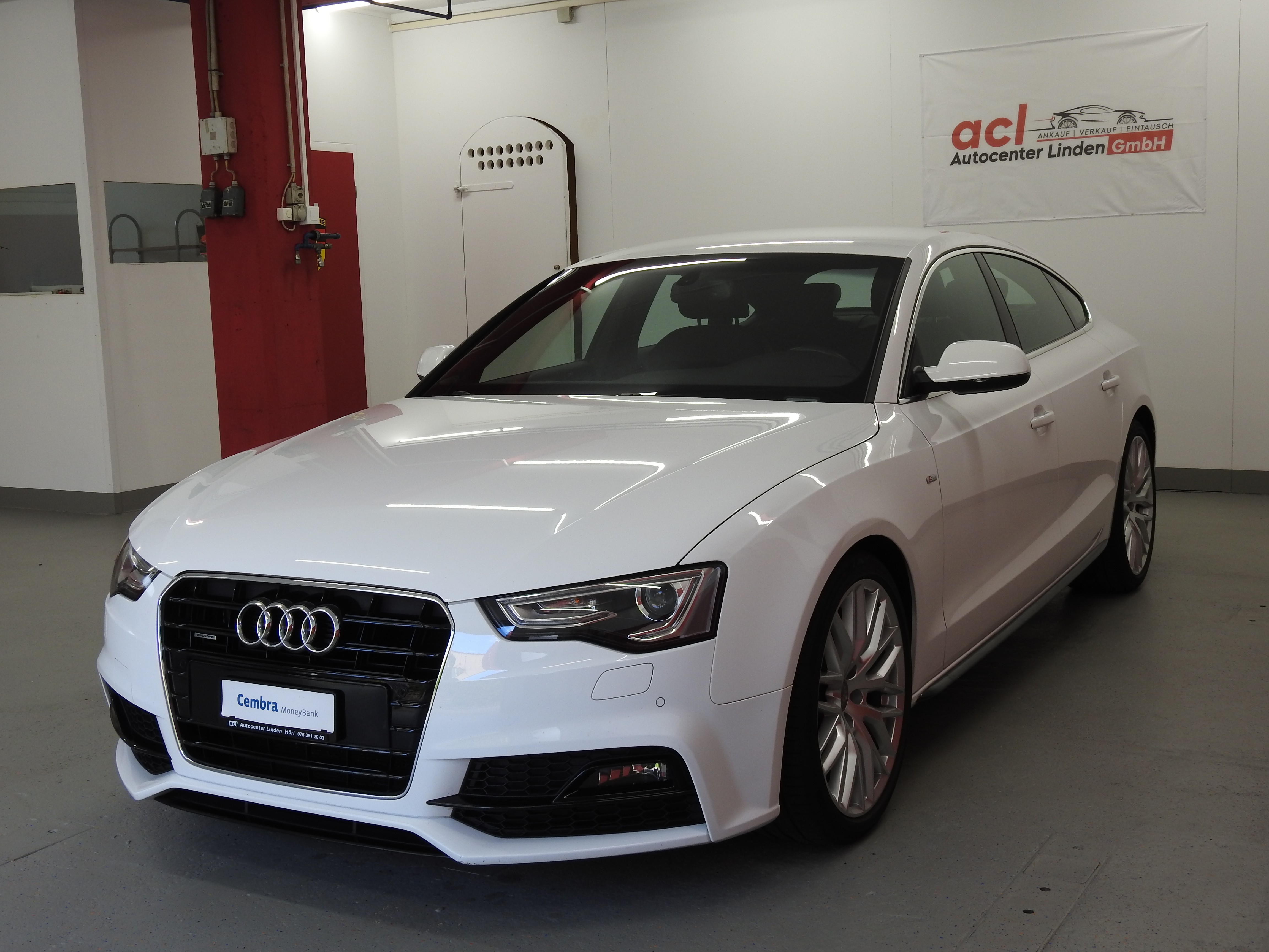 AUDI A5 Sportback 2.0 TDI Attraction quattro S Line mit TOP Ausstattung frisch ab MFK schöne Perle