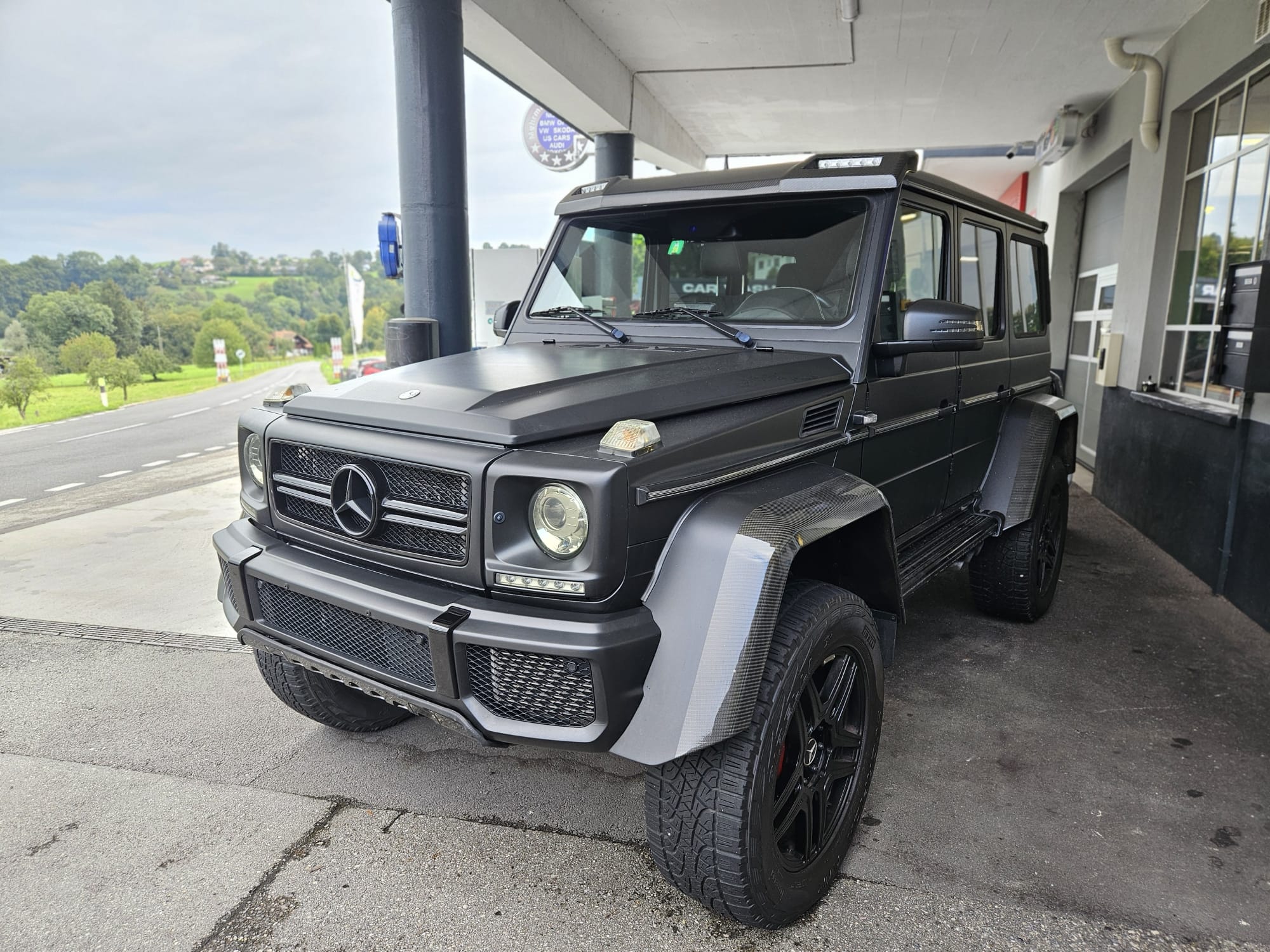 MERCEDES-BENZ G 500 4x4² 7G-Tronic Renntech-Capristo-Starlight-Matt Black