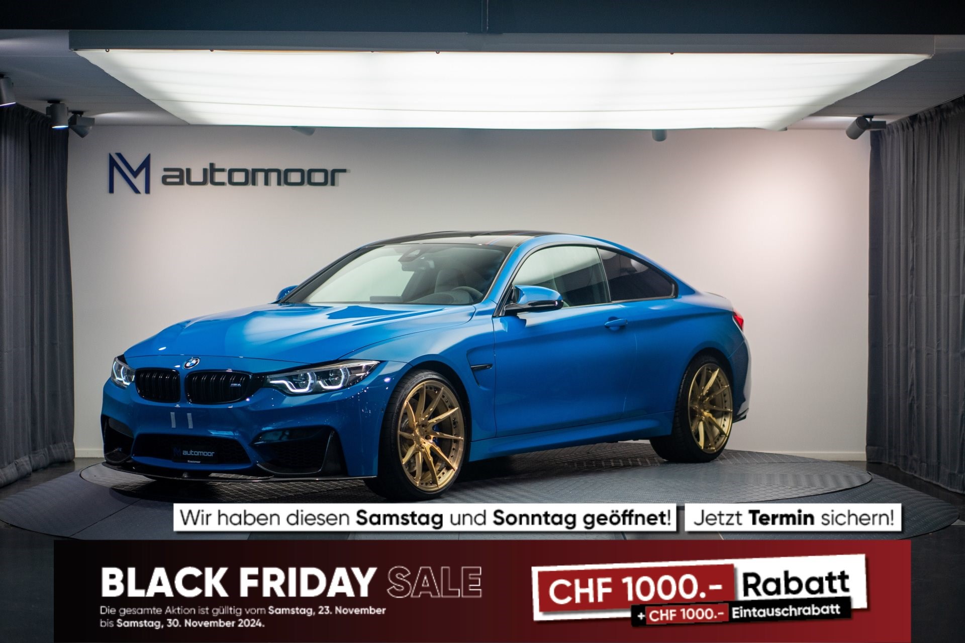 BMW M4 Coupé Competition DKG Heritage Edition *1/750* *Laguna Seca Blue* *CH-Fahrzeug*