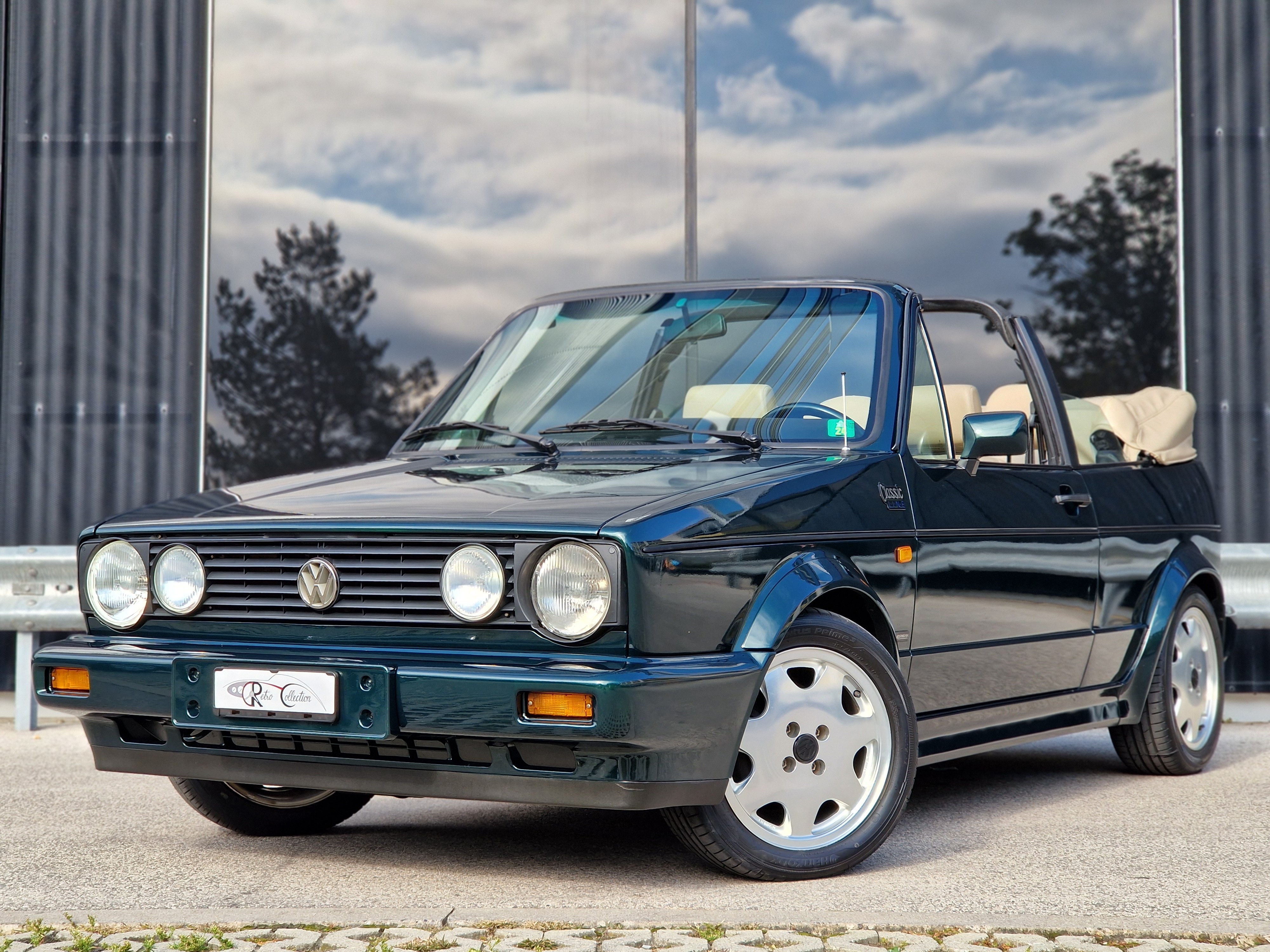 VW Golf Cabriolet 1800 Classic-Line Leder, première main et exp. véteran 09.24.