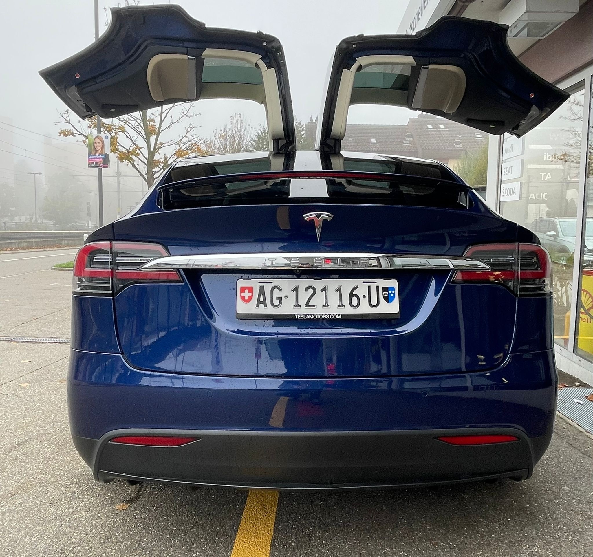 TESLA Model X 100D 525PS Maximale-Reichweite 6-Sitzer Volles Potenzial für autonomes Fahren