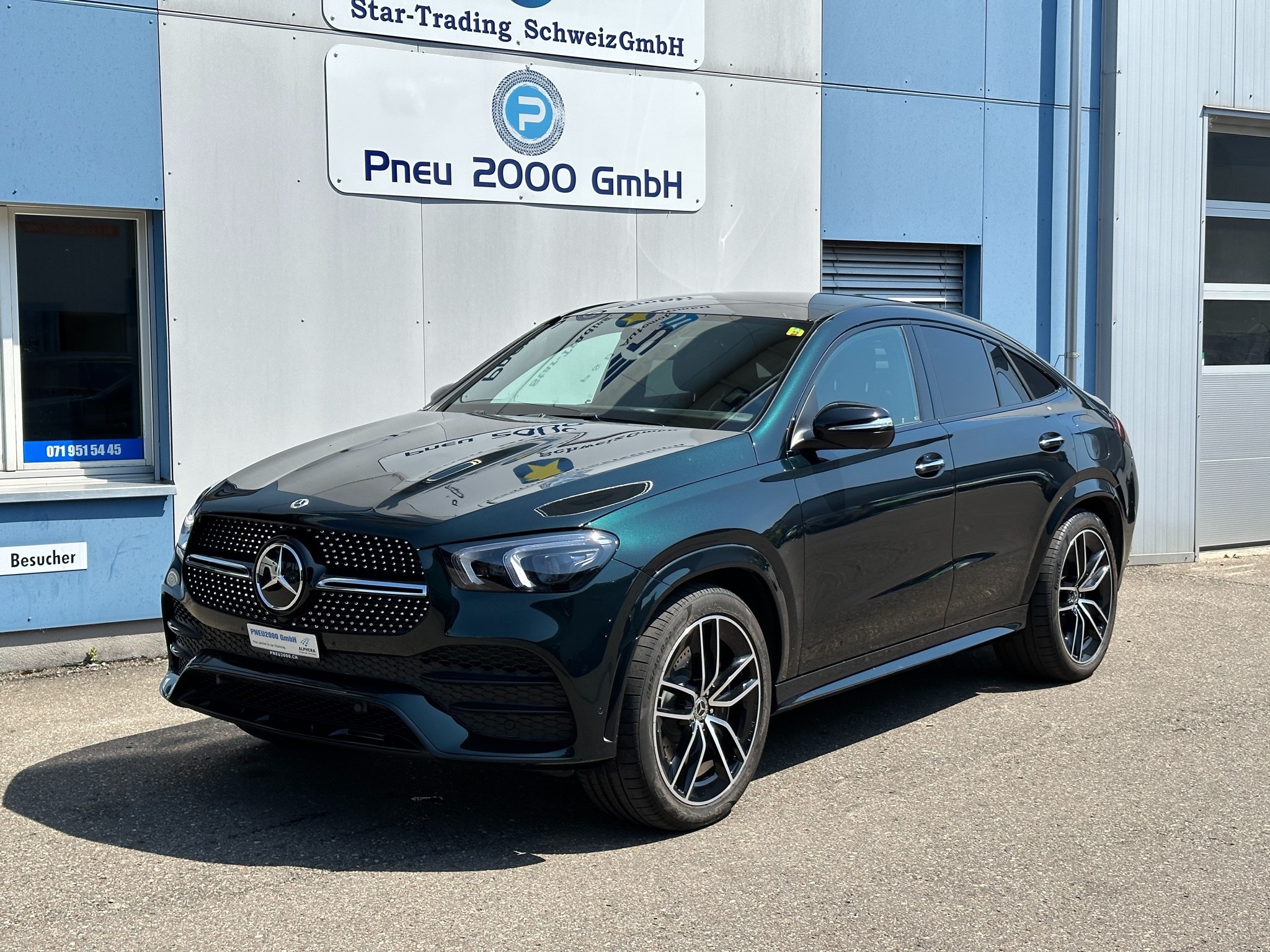 MERCEDES-BENZ GLE Coupé 350 de 4Matic 9G-Tronic Smaragdgrün