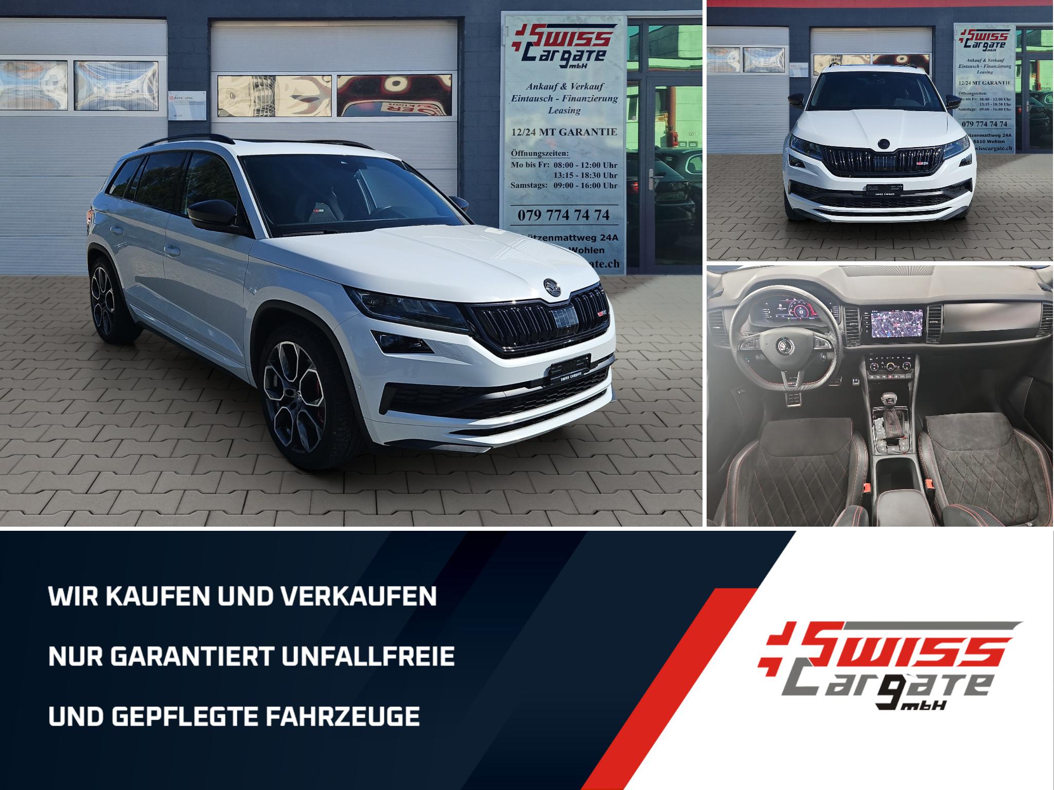 SKODA Kodiaq 2.0 Bi-TDI SCR RS 4x4 DSG ABT 270 PS mit AHK & Panoramadach + Standheizung