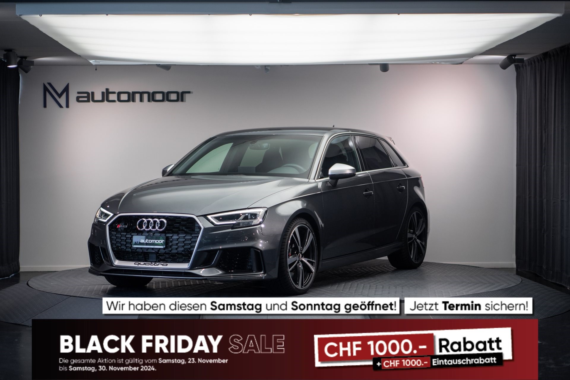 AUDI RS3 2.5 TFSI quattro *Ohne OPF* *Matrix LED* *B&O* *Virtual Cockpit*