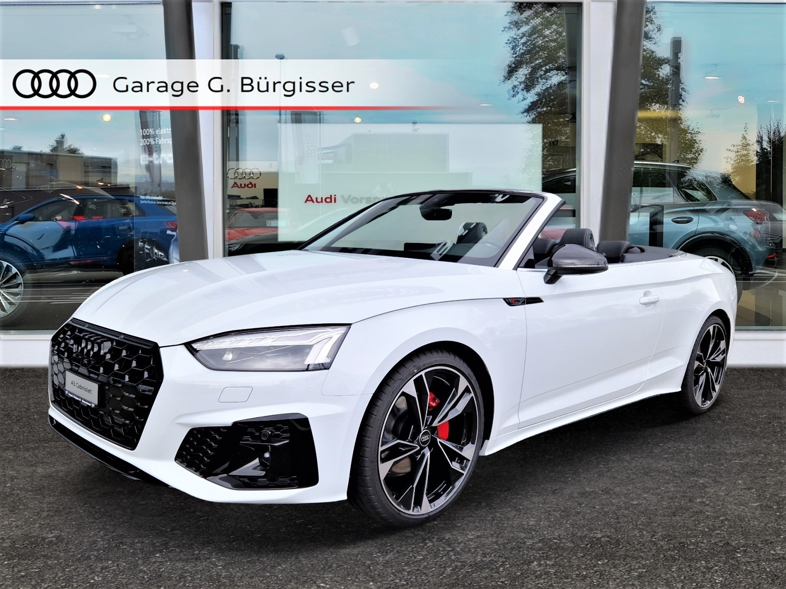 AUDI A5 Cabriolet 40 TFSI S-Line Attraction S-tronic quattro Geltscherweiss Metallic