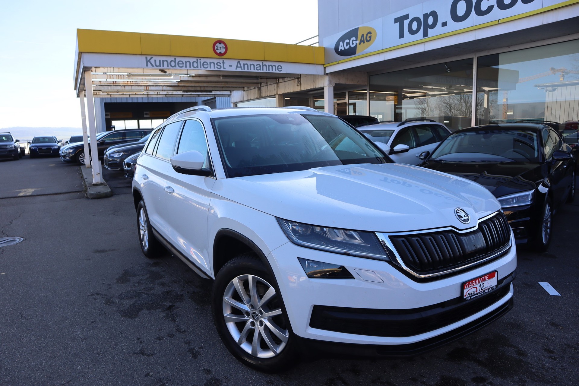 SKODA Kodiaq 2.0 TDI CR Style 4x4 DSG ** Leder-Alcantara ** Navi mit RF-kamera ** Frisch ab MFK**