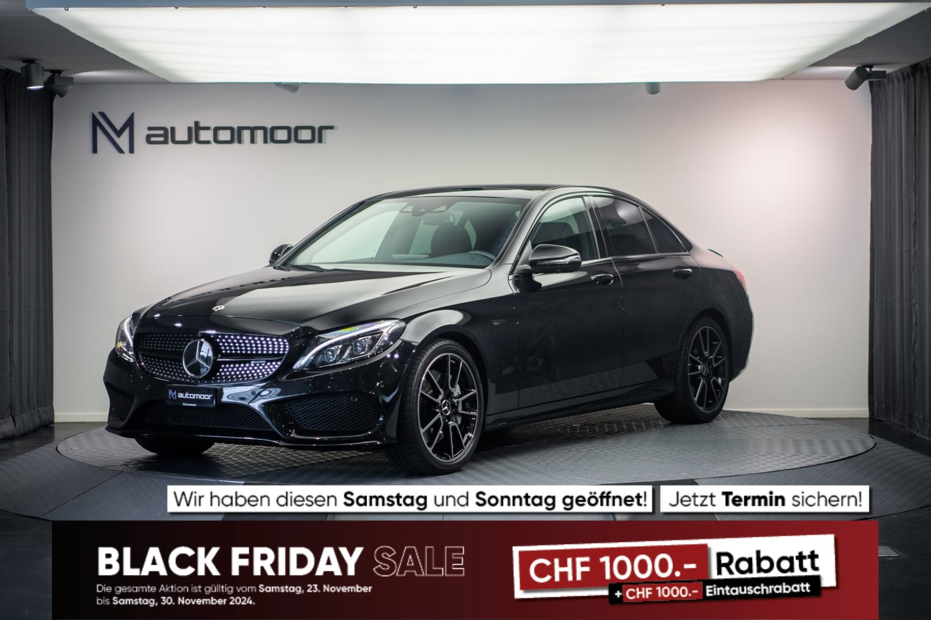 MERCEDES-BENZ C 43 AMG 4Matic 9G-Tronic *CH-Fahrzeug* *Performance Abgasanlage*