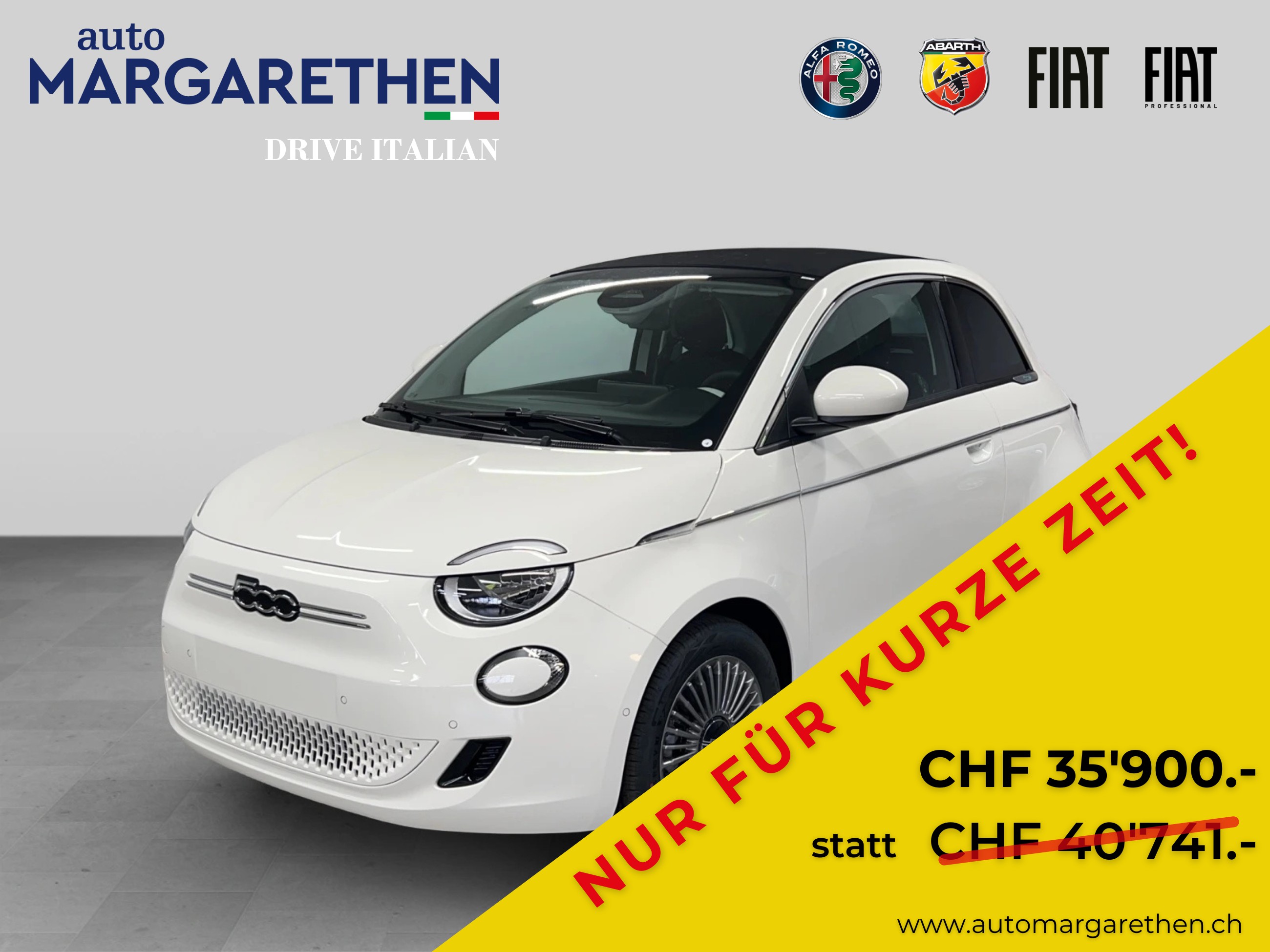 FIAT 500 C el 87 kW Swiss Edition