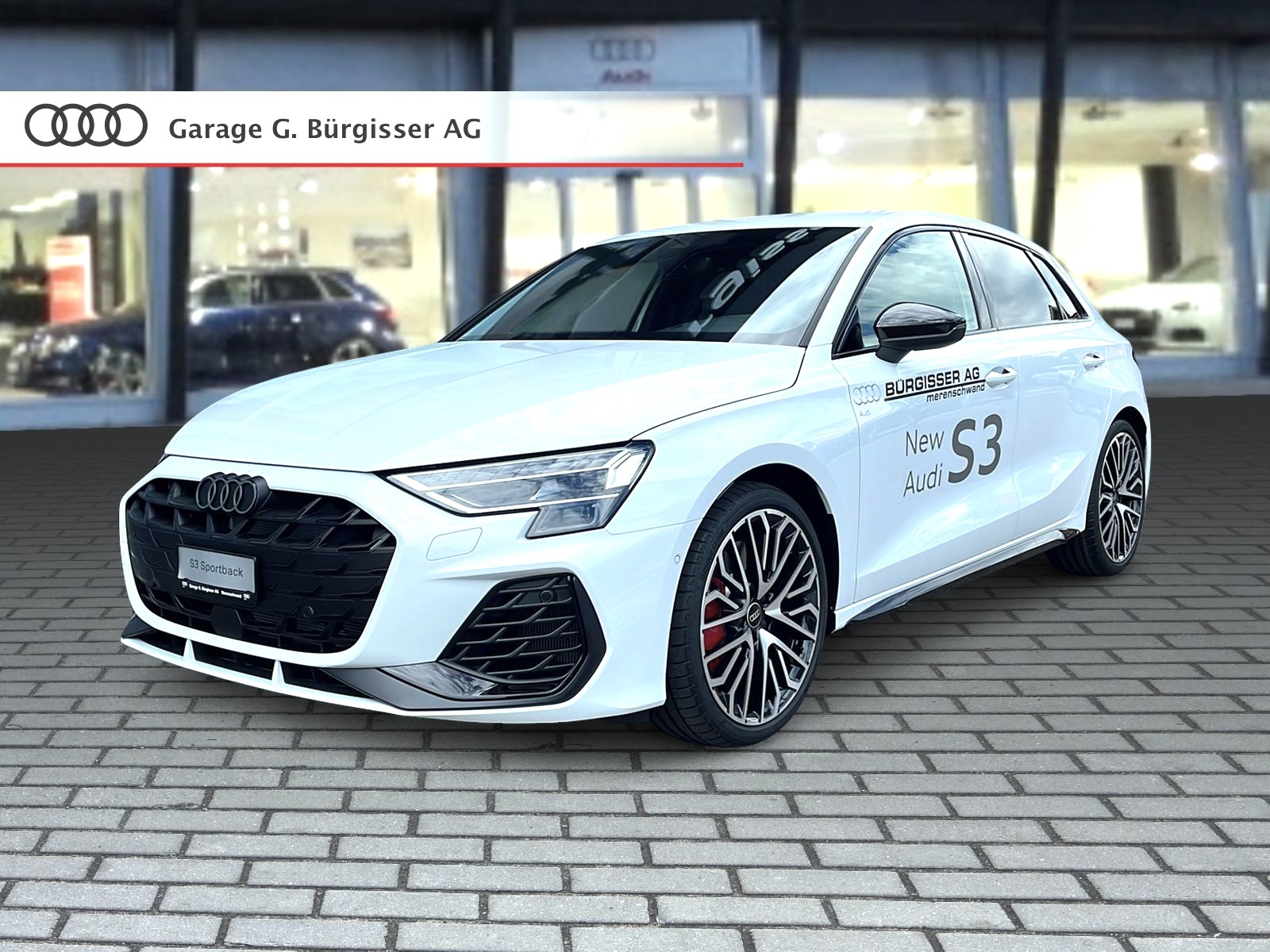 AUDI S3 Sportback 2.0 TFSI quattro Gletscherweiss Metallic