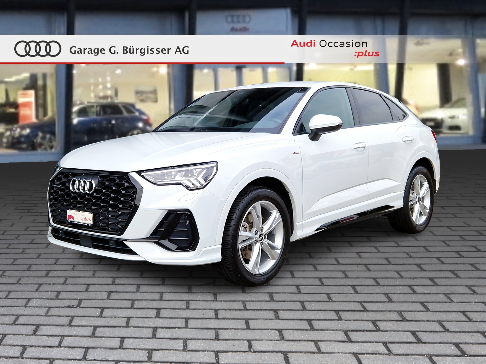 AUDI Q3 Sportback 40 TDI S line Attraction quattro Gletscherweiss Metallic