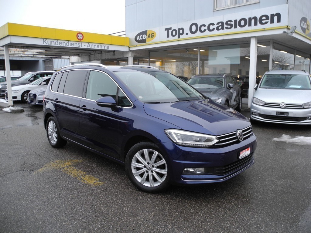 VW Touran 2.0 TDI BlueMotion Technology Highline DSG ** 190 PS ** 7-Plätzer ** Navi mit RF-kamera ** Frisch MFK *